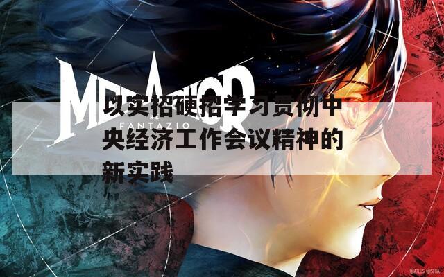 以实招硬招学习贯彻中央经济工作会议精神的新实践